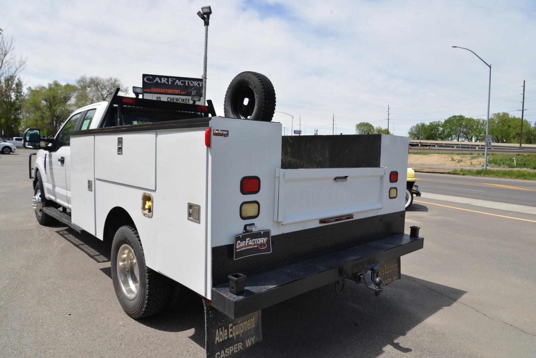 2017 White /Gray Ford F-350 SD XL Supercab Dually (1FD8X3H69HE) with an 6.2 Gasoline V8 engine, 6 speed automatic transmission, located at 4562 State Avenue, Billings, MT, 59101, (406) 896-9833, 45.769516, -108.526772 - 2017 Ford F-350 SuperCab Dually 4WD - Service Body! 6.2L V8 OHV 16V Engine - 6-Speed Automatic Transmission - 4WD - Service/Utility Body - 133,429 miles - Inspected and serviced - copy of inspection and work performed as well as a full vehicle history report provided - Ready to go to the jobsite - Photo #7
